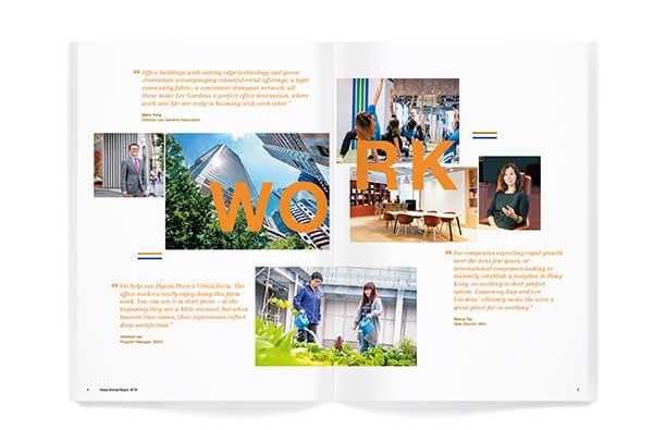 Hysan » Annual Report 2018, designed by Format Limited